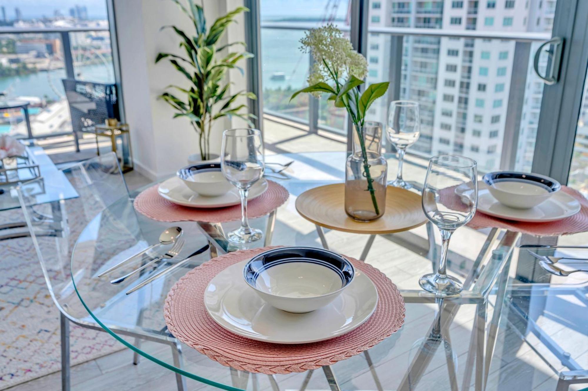 Mesmerizing Views Corner Condo Miami Luaran gambar